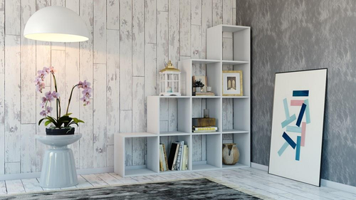 Regał komorowy ASALI AS-40 - Biel Mat