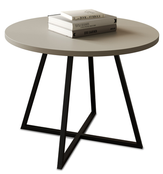 Stolik kawowy okrągły VERSO 50cm - Kaszmir