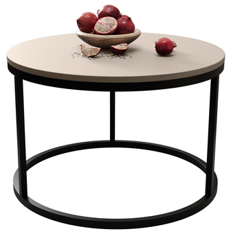 Stolik kawowy okrągły MJU ONE - Kaszmir