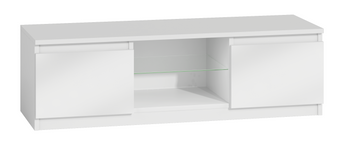 Szafka RTV BENDI 120CM - Biel Połysk