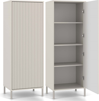 Witryna z lamelami 53cm MISEL 1L - Kaszmir