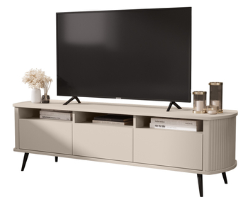 Szafka RTV z lamelami MOONDAY 150cm - Kaszmir