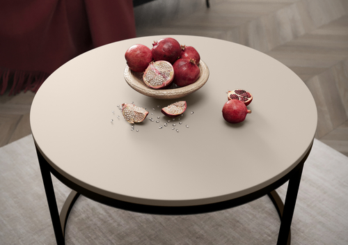 Stolik kawowy okrągły MJU ONE - Kaszmir