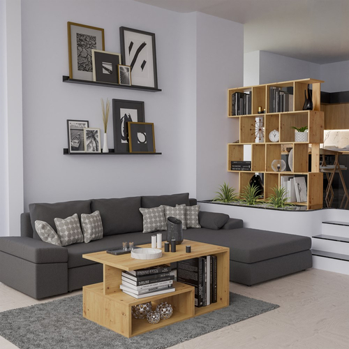 Regał stojący ATINO - Dąb Artisan