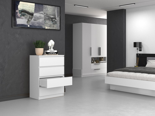 Komoda MALWIN S4 70CM - Biel Mat