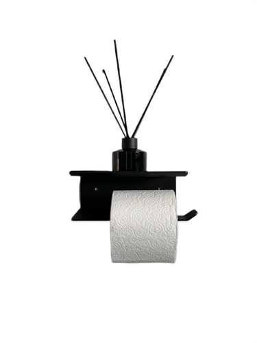 Uchwyt na papier toaletowy INTERNO P - Czarny