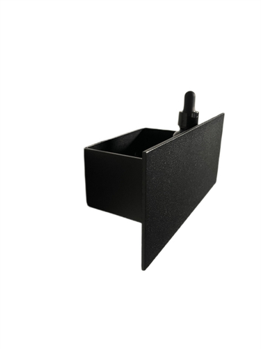 Półka Łazienkowa pod prysznic, do łazienki DECOLLO 20CM - Czarny