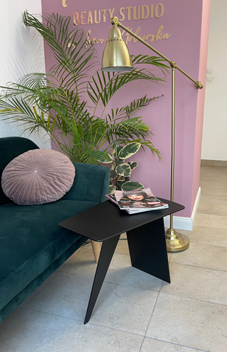 Stolik kawowy metalowy ALLA - Czarny