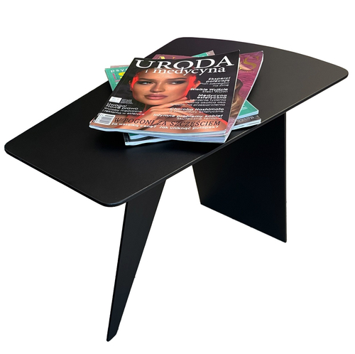 Stolik kawowy metalowy ALLA - Czarny