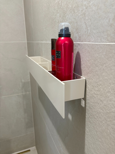 Półka Łazienkowa pod prysznic, do łazienki DECOLLO 60CM - Kaszmir Połysk