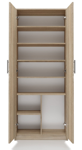 Regał biurowy szafa MILA - Dąb Sonoma