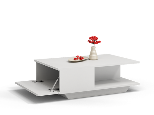 Stolik kawowy ława MIAMI - Biel Mat