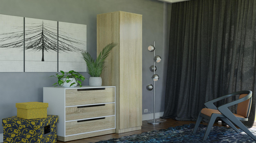 Szafa garderoba VERA DS-50 - Dąb Sonoma