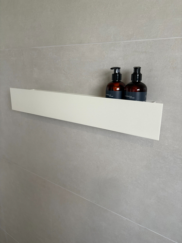 Półka Łazienkowa pod prysznic, do łazienki DECOLLO 60CM - Biel