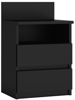 Szafka nocna MALWIN S1 - Czerń Mat