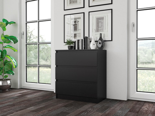 Komoda MALWIN S3 70CM - Czerń Mat