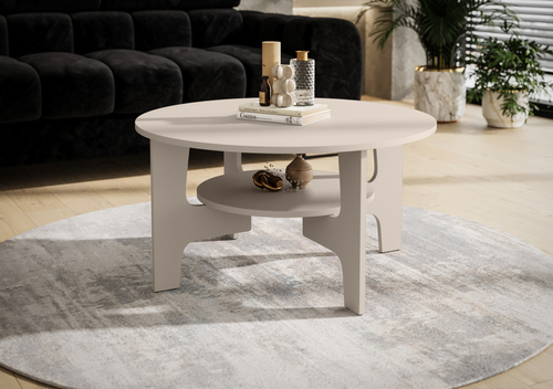 Stolik kawowy okrągły TIPPO S - Kaszmir