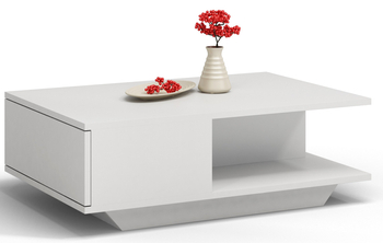 Stolik kawowy ława MIAMI - Biel Mat