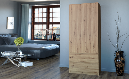 Szafa garderoba ORMAR - Dąb Artisan