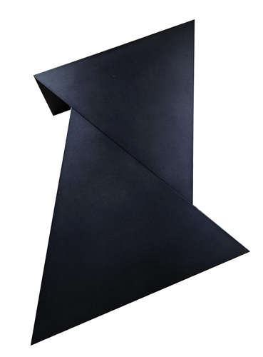 Stolik kawowy metalowy TRIANGOLO - Czarny