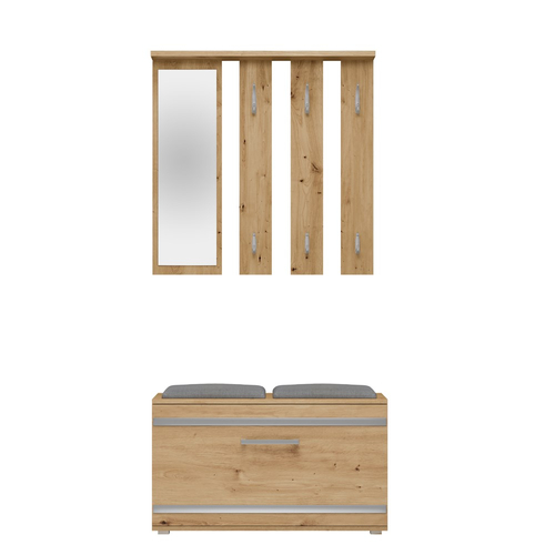 Garderoba przedpokojowa PALO - Dąb Artisan