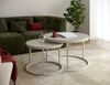 Zestaw dwóch okrągłych stolików kawowych MJU COLOR - Kaszmir