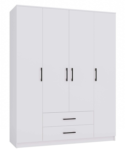 Szafa garderoba KLAMBI 160CM - Biel Mat