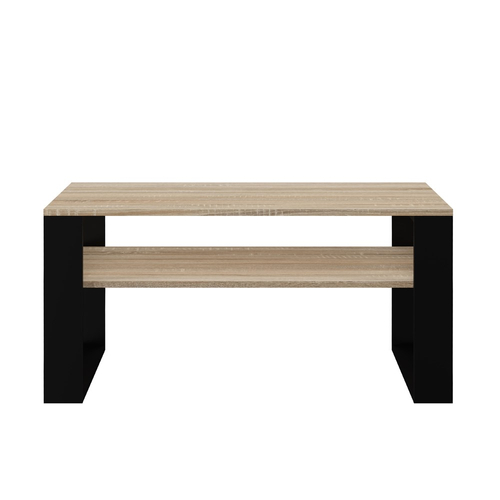Stolik kawowy ława SIGMA 1L - Dąb Sonoma/Czerń