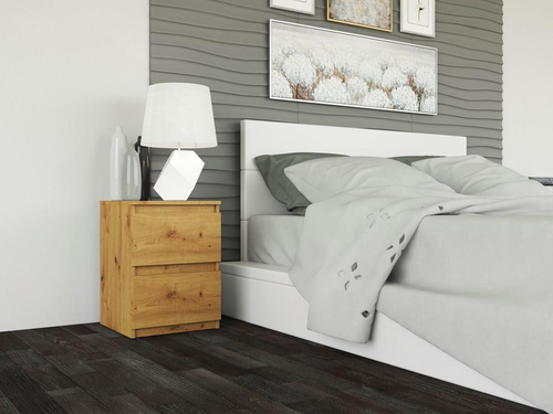 Szafka nocna MALWIN S2 - Dąb Artisan