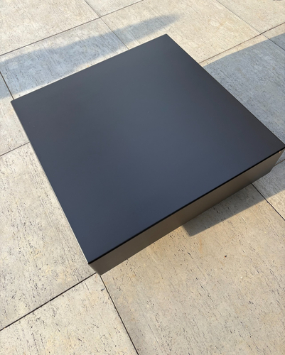 Stolik kawowy ogrodowy kwadratowy MOKKA - Czarny