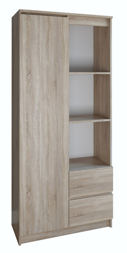 Regał szafa LILY LS-80 - Dąb Sonoma