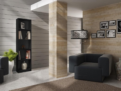 Regał LEMARI L40 - Czerń Mat