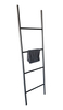 Wieszak Drabinka na ręczniki wolnostojąca metalowa ESCADO - Czarny