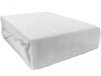 Prześcieradło frotte SPUGNA WHITE