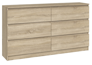 Komoda MALWIN S6 140CM - Dąb Sonoma