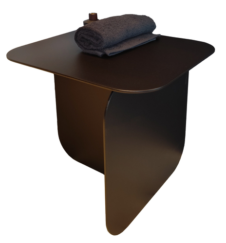 Stolik kawowy metalowy QUADRO - Czarny