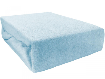 Prześcieradło frotte SPUGNA BLUE