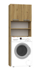 Szafka łazienkowa nad pralkę HOLO - Dąb Artisan