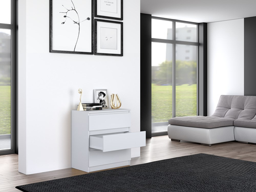 Komoda MALWIN S3 70CM - Biel Mat