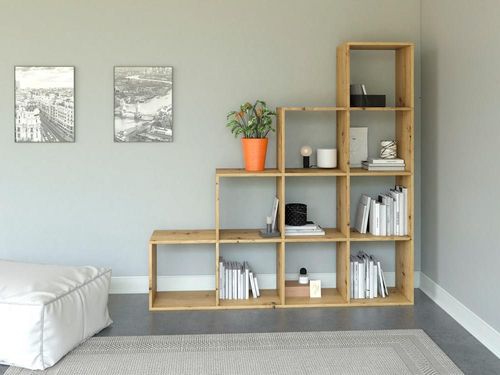 Regał komorowy ASALI AS-40 - Dąb Artisan