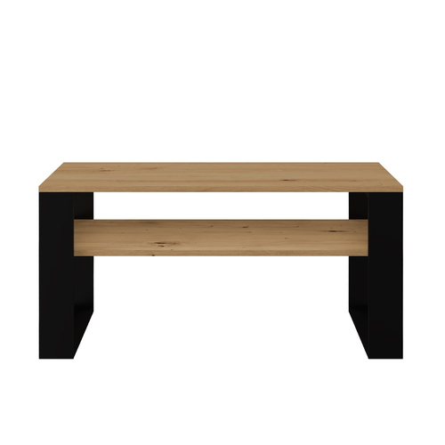Stolik kawowy ława SIGMA 1L - Dąb Artisan/Czerń