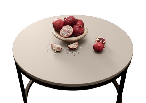 Stolik kawowy okrągły MJU ONE - Kaszmir