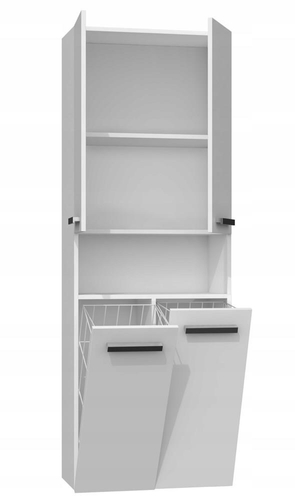 Szafka łazienkowa ATRI 2DK 2K 60CM - Biel Mat