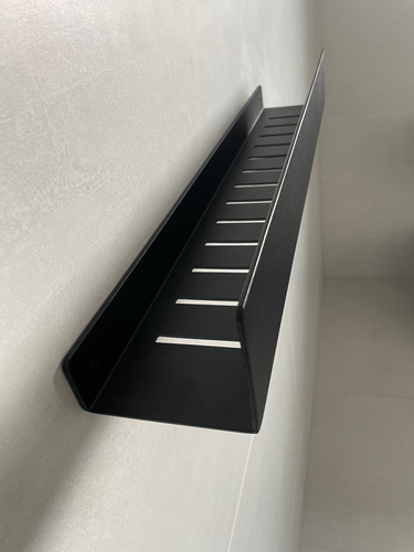 Półka łazienkowa pod prysznic, do łazienki INIZIO - Czarny