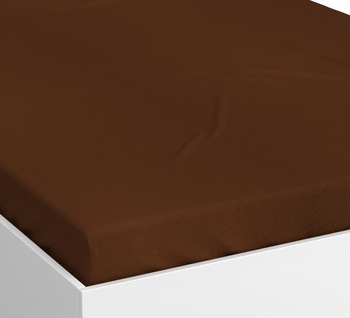 Prześcieradło jersey TESSUTO BROWN