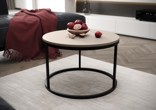 Stolik kawowy okrągły MJU ONE - Kaszmir