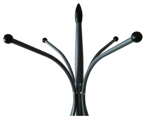 Wieszak na ubrania obrotowy stojący VELIO - Szary