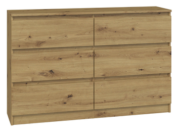Komoda MALWIN S6 120CM - Dąb Artisan