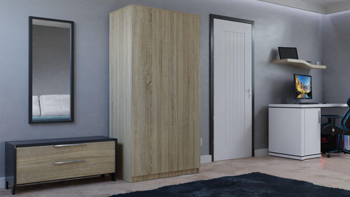 Szafa garderoba VERA DS-90 - Dąb Sonoma