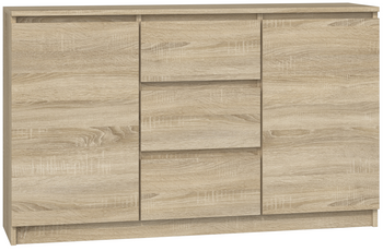 Komoda VITEK D2S3 120CM - Dąb Sonoma